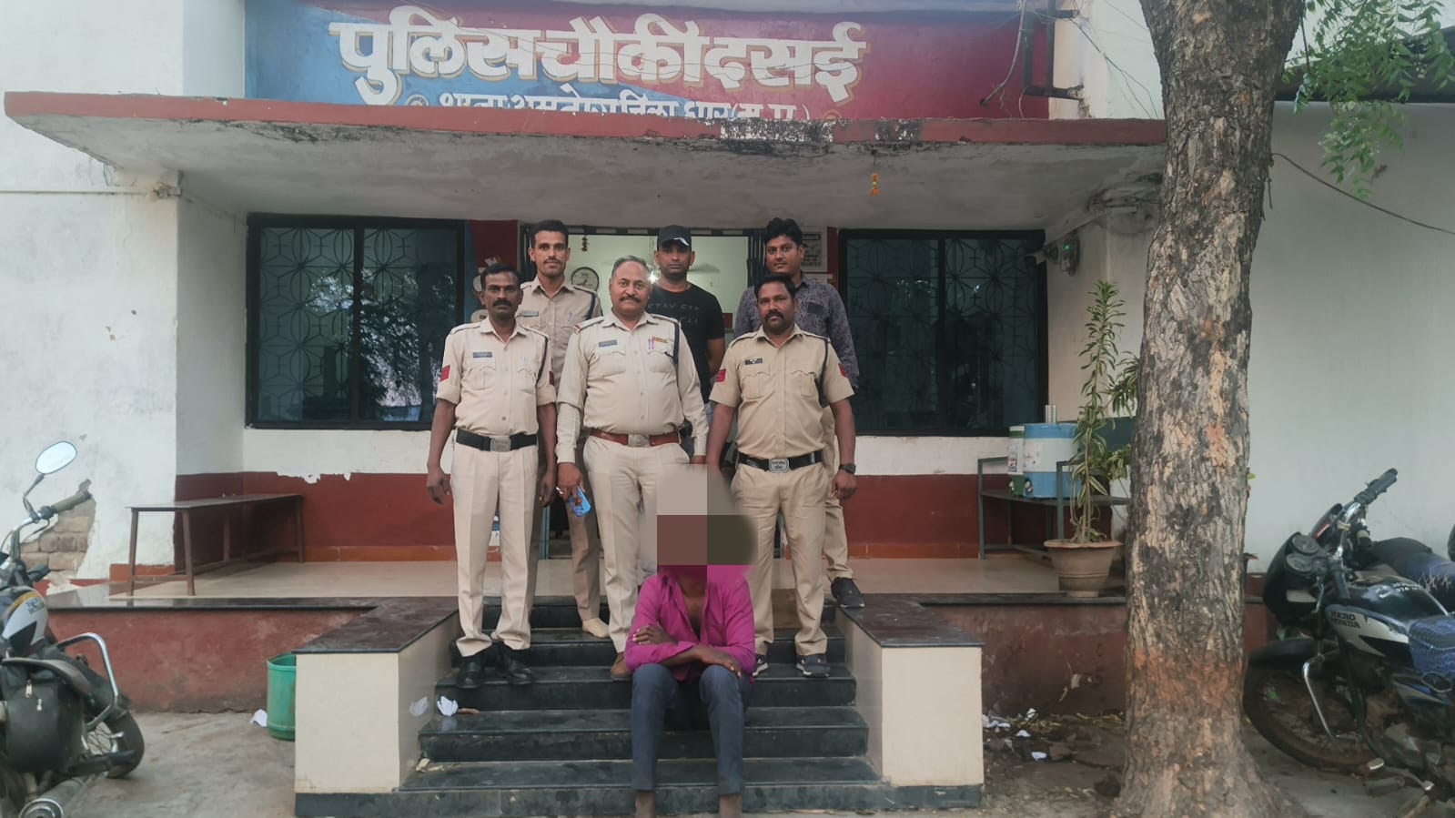 थाना अमझेरा चौकी दसाई ने 12 बोर के कट्टे सहित आरोपी को किया गिरफ्तार