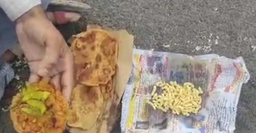 धार प्रधानमंत्री नरेंद्र मोदी की सभा में सुनाने आई जनता के हिस्सो के निवालों से हुई चोरी 8 पुड़ी की जगह 6 पुड़ी 50ग्राम सेव की जगह 15 ग्राम सेव सब्जी दिखावे की मावे की मिठाई गायब बीआरसी किशोर बागेश्वर का कमाल निवालो की चोरी में लाखो का दिखाया कमाल क्या कार्यवाही करेगी जिला सरकार